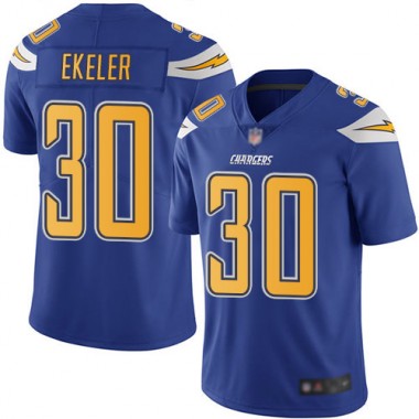 Los Angeles Chargers NFL Football Austin Ekeler Electric Blue Jersey Men Limited  #30 Rush Vapor Untouchable